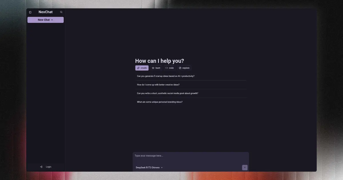 nexchat.akashdev.me image